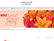 Tablet Screenshot of floralsintime.com